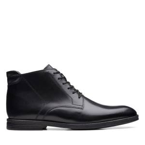 Clarks Citi Stride Rise Enkellaars Heren Zwart | CLK576OYK