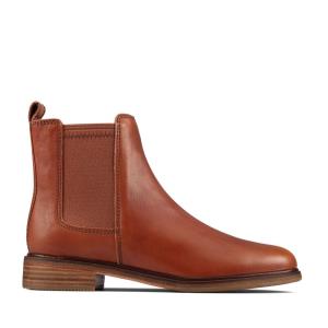 Clarks Clarkdale Arlo Enkellaars Dames Bruin | CLK174RYS