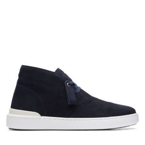 Clarks Court Lite Desert Enkellaars Heren Donkerblauw | CLK590OQD