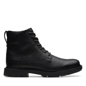 Clarks Craftdale 2 Hi Enkellaars Heren Zwart | CLK623ZRA