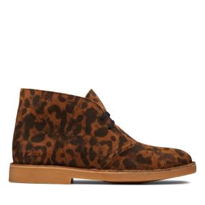 Clarks Desert Boot 2 Enkellaars Dames Leopard | CLK045FGJ