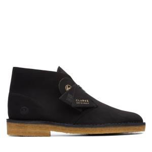 Clarks Desert Boot Klassieke Woestijnlaarzen Heren Zwart | CLK564ALF