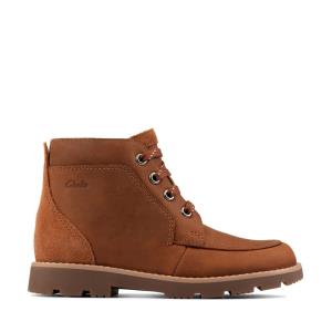 Clarks Heath Kanten Youth Originals Schoenen Jongens Bruin | CLK348YVI