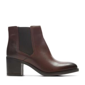 Clarks Mascarpone Bay Enkellaars Dames Bruin | CLK354FAG