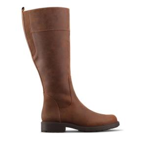 Clarks Orinoco 2 Hi Overknee Laarzen Dames Bruin | CLK157KOC