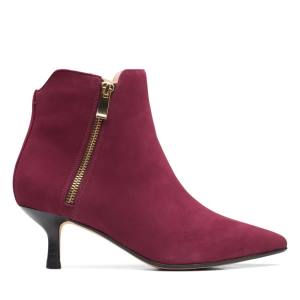 Clarks Violet55 Zip Enkellaars Dames Roze | CLK754QOV