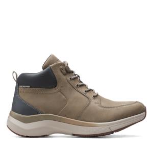 Clarks Wave2.0 Hi Vrijetijdslaarzen Heren Olijfgroen | CLK517LAP