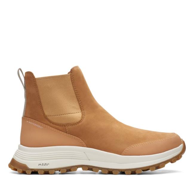 Clarks ATL Trek Up Waterdichte Enkellaars Dames Lichtbruin | CLK952NFC