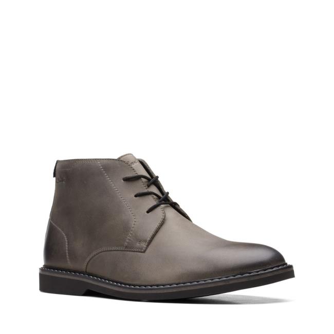 Clarks Atticus LT Mid Originals Schoenen Heren Donkergrijs | CLK794RIF