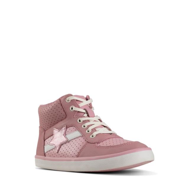 Clarks City Flake Kid Originals Schoenen Jongens Roze | CLK735ZYW