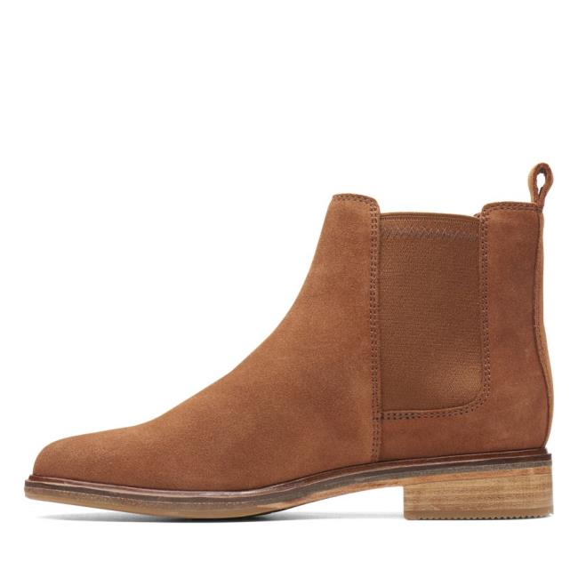 Clarks Clarkdale Arlo Enkellaars Dames Donkerbruin | CLK198SBY