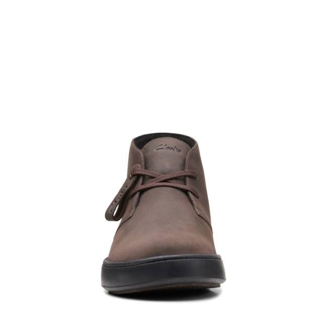 Clarks Court Lite Desert Enkellaars Heren Donkerbruin | CLK324ZNW