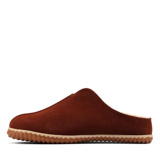 Clarks Home Stijl Slippers Heren Donkerbruin | CLK809TQB