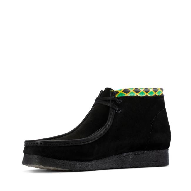 Clarks Jamaica Bee Vrijetijdslaarzen Heren Zwart Groen | CLK467IPH