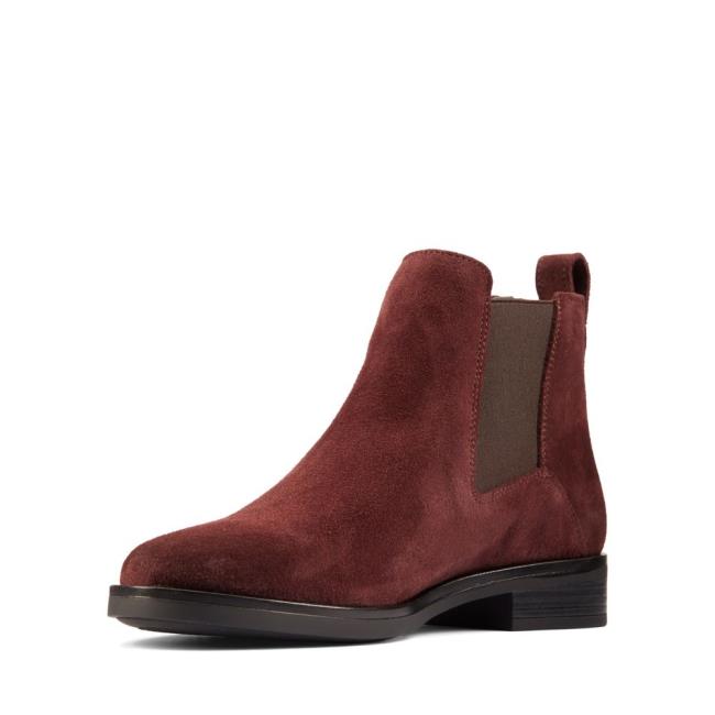 Clarks Memi Top Chelsea Boot Dames Bordeaux | CLK357FUY