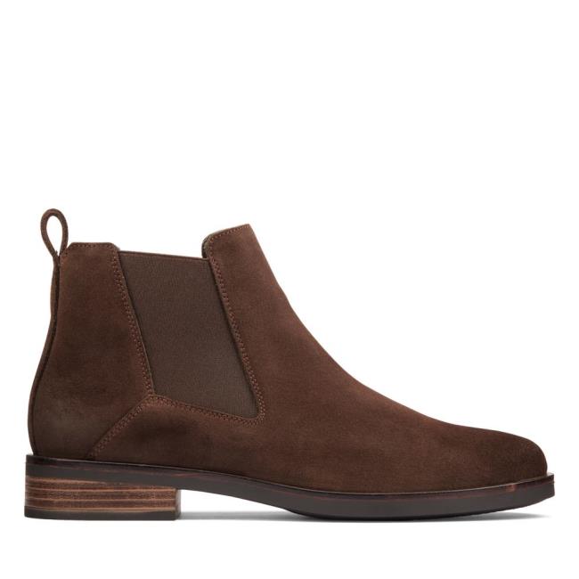 Clarks Memi Top Chelsea Boot Dames Donkerbruin | CLK972YRQ