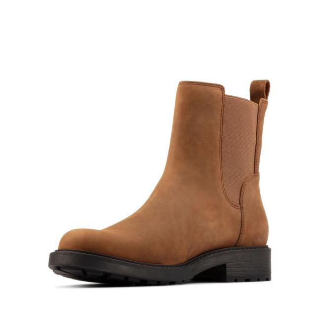 Clarks Orinoco 2 Top Chelsea Boot Dames Bruin | CLK869YBA