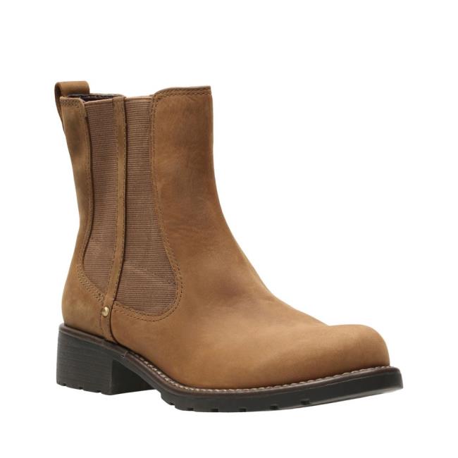 Clarks Orinoco Club Chelsea Boot Dames Bruin | CLK257HVN