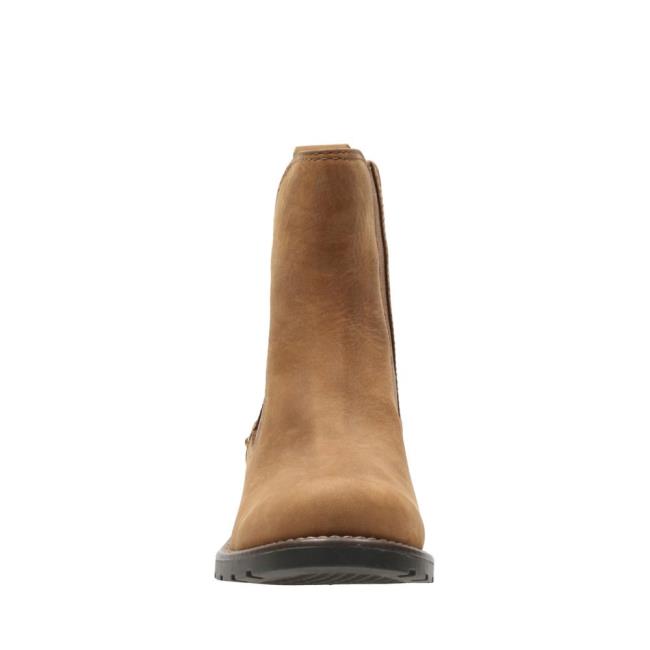 Clarks Orinoco Club Chelsea Boot Dames Bruin | CLK257HVN