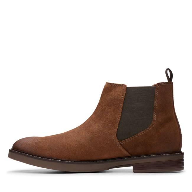 Clarks Paulson Up Enkellaars Heren Donkerbruin | CLK304CPN