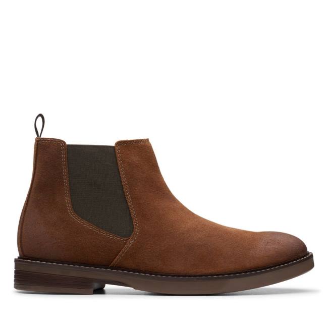 Clarks Paulson Up Enkellaars Heren Donkerbruin | CLK304CPN