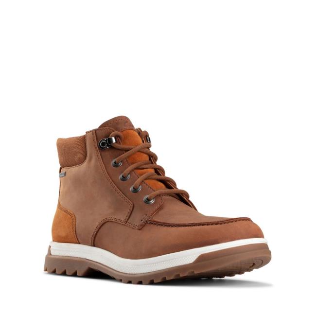 Clarks Ripway Hi GTX Originals Schoenen Heren Donkerbruin | CLK716UBC