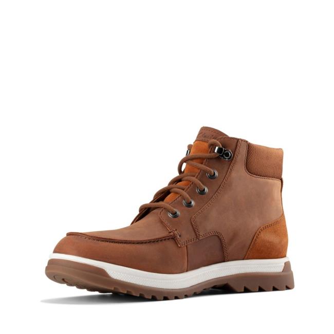 Clarks Ripway Hi GTX Originals Schoenen Heren Donkerbruin | CLK716UBC