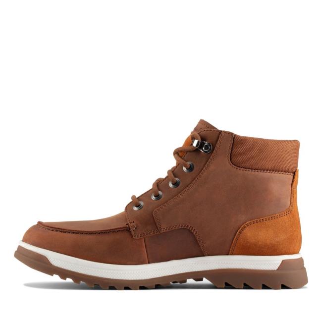 Clarks Ripway Hi GTX Originals Schoenen Heren Donkerbruin | CLK716UBC