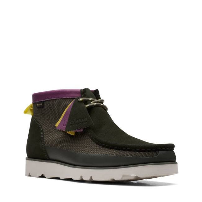 Clarks Wallabee 2.0 GORE-TEX Vrijetijdslaarzen Heren Zwart Olijfgroen | CLK903MXC