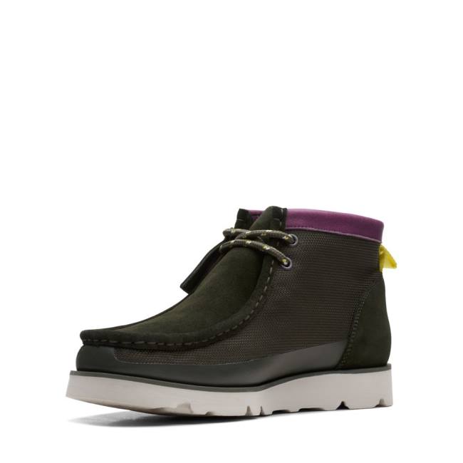 Clarks Wallabee 2.0 GORE-TEX Vrijetijdslaarzen Heren Zwart Olijfgroen | CLK903MXC