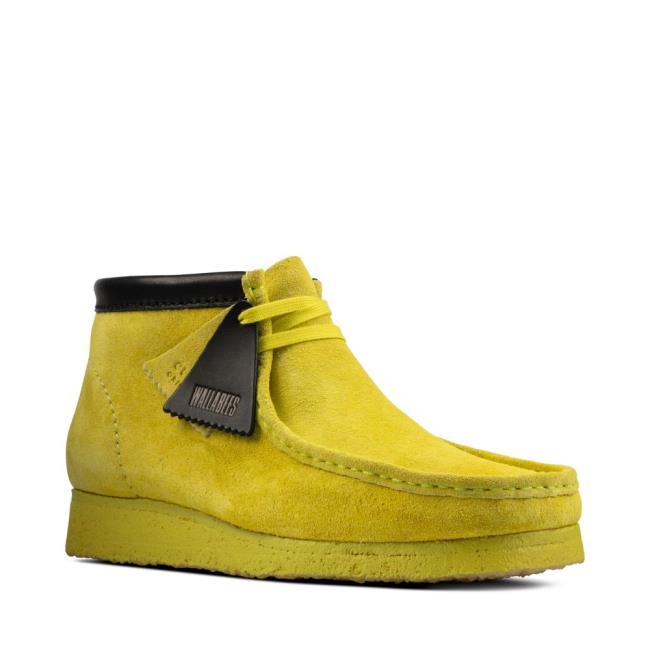 Clarks Wallabee Boot Vrijetijdslaarzen Heren Lichtgroen | CLK357QUS