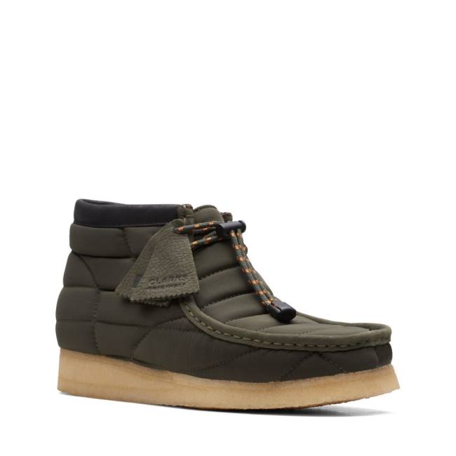 Clarks Wallabee Vrijetijdslaarzen Heren Khaki | CLK016ODV