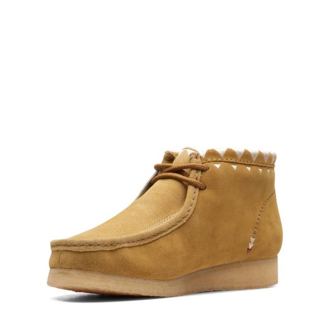 Clarks Wallabee Vrijetijdslaarzen Heren Khaki | CLK904SXZ